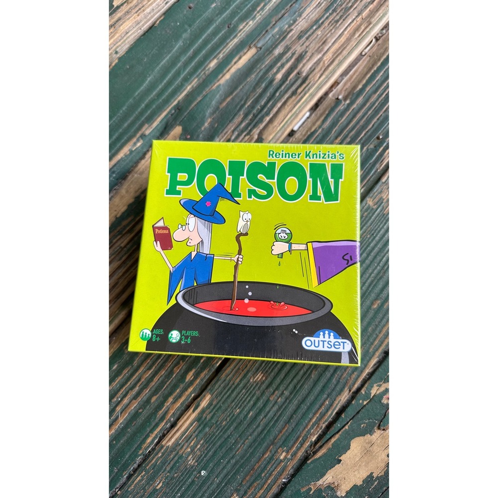 Reiner Knizia's Poison Card Game Outset Media Strategy Family Game New Sealed